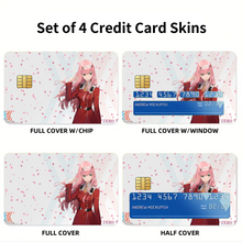 Load image into Gallery viewer, Zero Two Blossoms World  Credit Card Skins (4-in-1 Pack)
