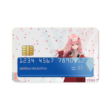 Load image into Gallery viewer, Zero Two Blossoms World  Credit Card Skins (4-in-1 Pack)

