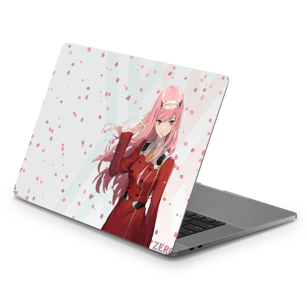 Zero Two Blossoms World  Macbook Skin