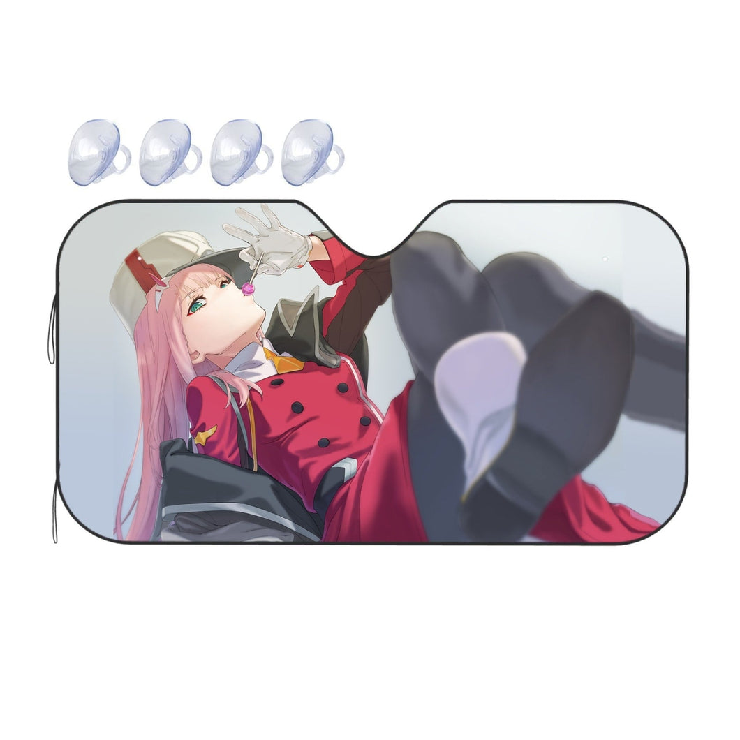 Zero Two  Car Sunshade