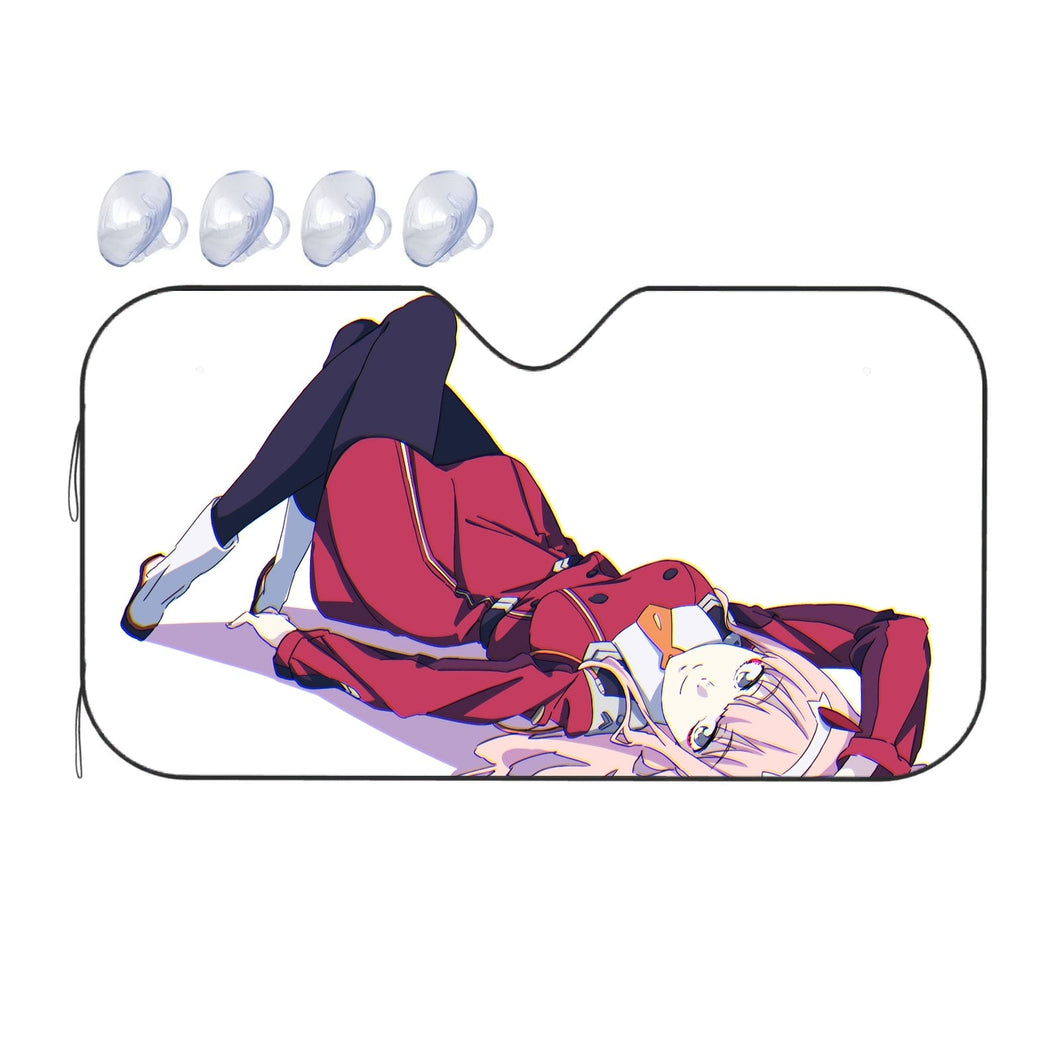 Zero Two  Car Sunshade