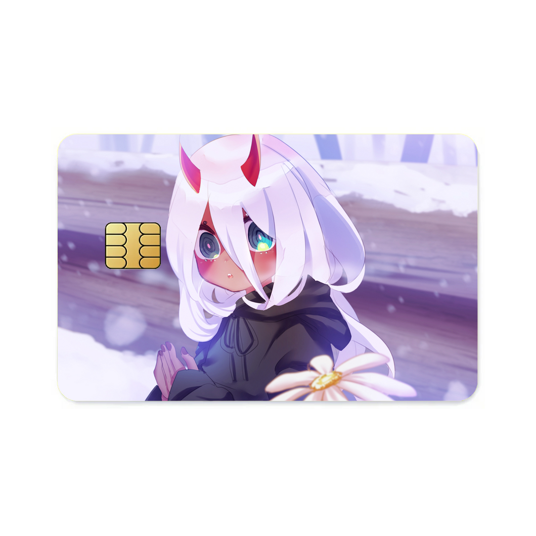Zero Two Child  Credit Card Skins (4-in-1 Pack)