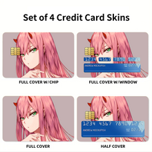 Load image into Gallery viewer, Zero Two  Credit Card Skins (4-in-1 Pack)
