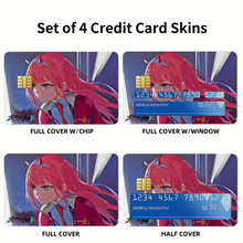 Load image into Gallery viewer, Zero Two  Credit Card Skins (4-in-1 Pack)

