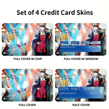 Load image into Gallery viewer, Zero Two  Credit Card Skins (4-in-1 Pack)
