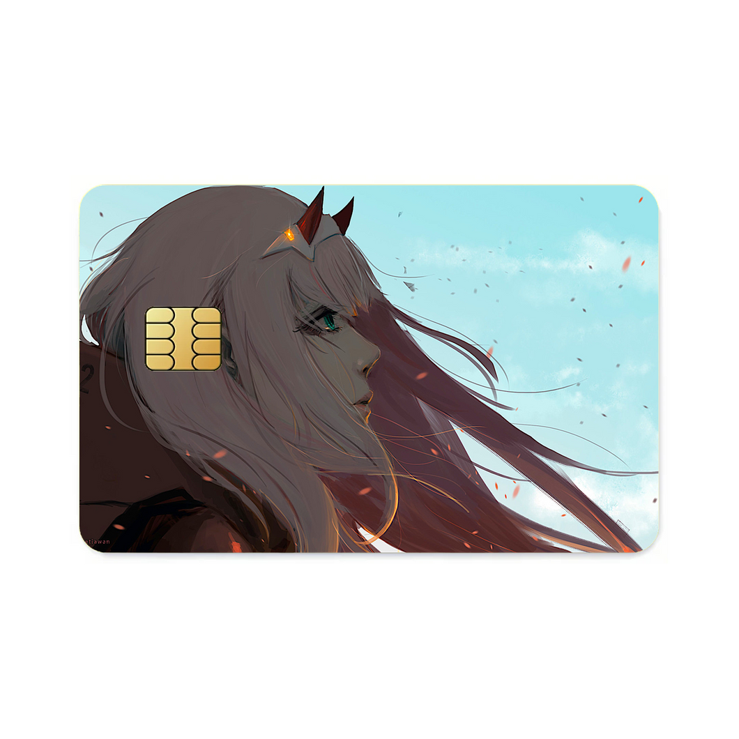 Zero Two Fanart  Credit Card Skins (4-in-1 Pack)