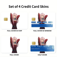 Load image into Gallery viewer, Zero Two II  Credit Card Skins (4-in-1 Pack)

