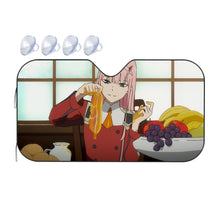Load image into Gallery viewer, Zero Two&#39;s Honeyed Ham  Car Sunshade
