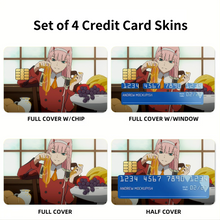 Load image into Gallery viewer, Zero Two&#39;s Honeyed Ham  Credit Card Skins (4-in-1 Pack)
