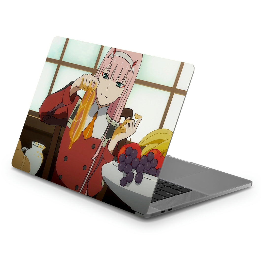 Zero Two's Honeyed Ham  Macbook Skin