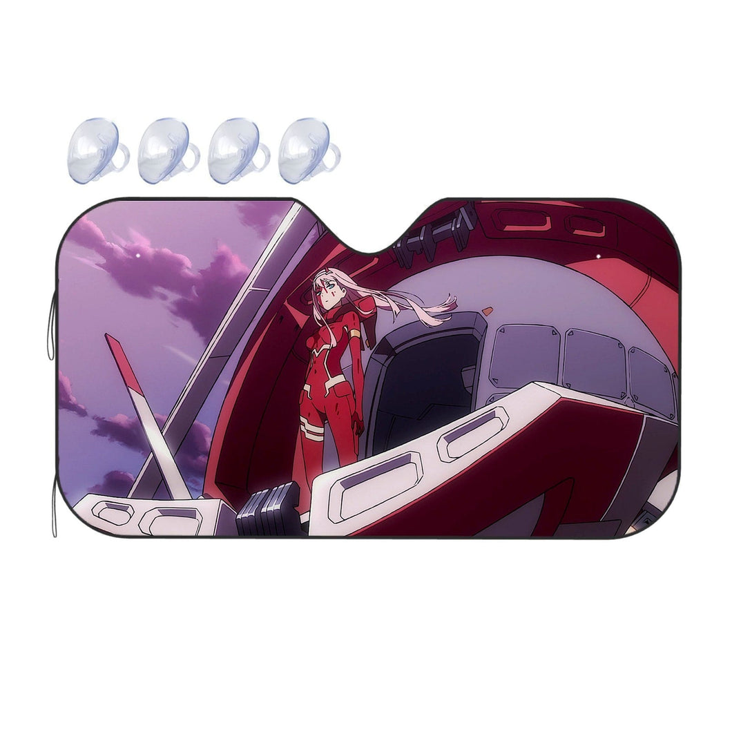 Zero Two's Strelizia  Car Sunshade