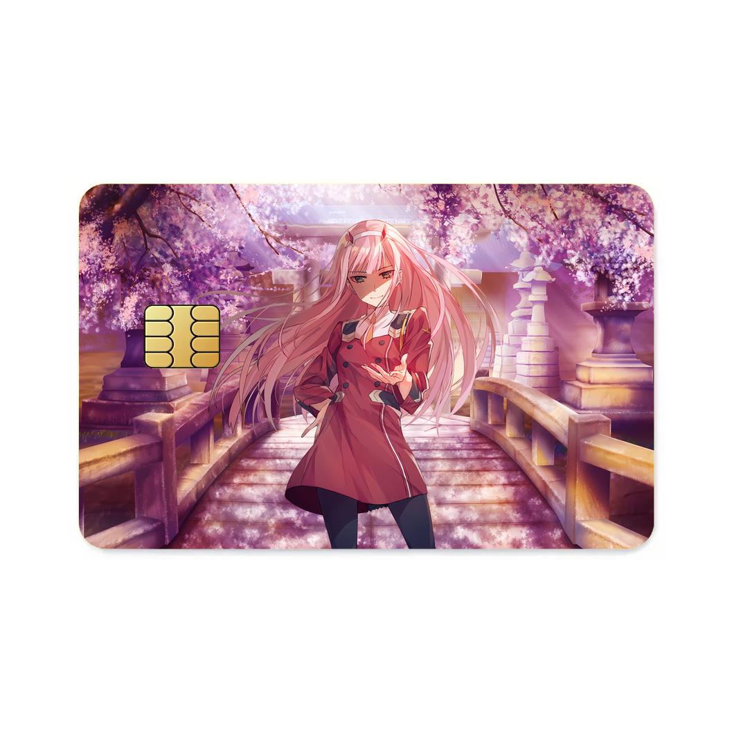 Zero Two Smile  Credit Card Skins (4-in-1 Pack)