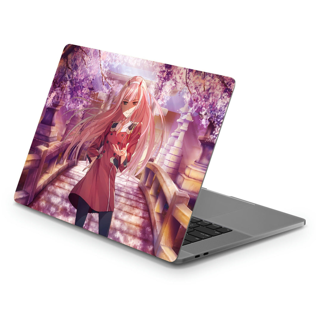 Zero Two Smile  Macbook Skin