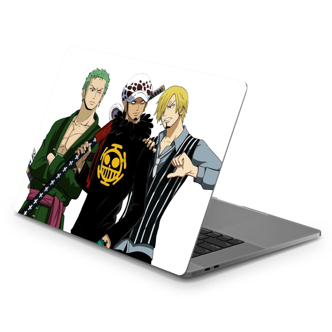 Zoro,Law and Sanji  Macbook Skin
