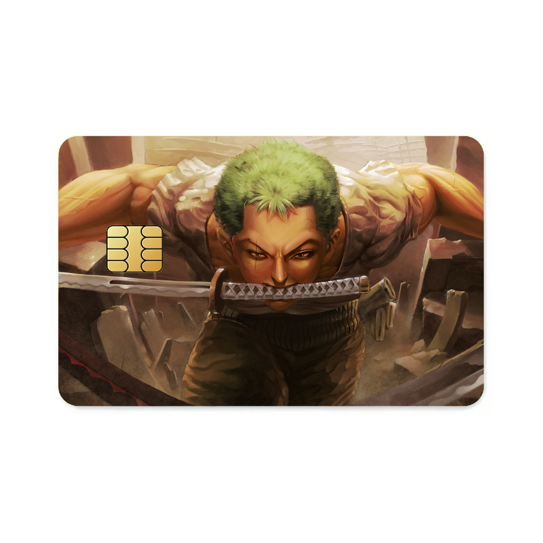 Zoro Roronoa  Credit Card Skins (4-in-1 Pack)