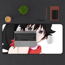 Load image into Gallery viewer, Monogatari (Series) Mouse Pad (Desk Mat) With Laptop
