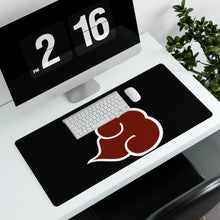 Load image into Gallery viewer, Akatsuki&#39;s logo Mouse Pad (Desk Mat) With Laptop
