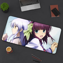 Load image into Gallery viewer, Angel Beats! Kanade Tachibana, Yuri Nakamura Mouse Pad (Desk Mat) On Desk
