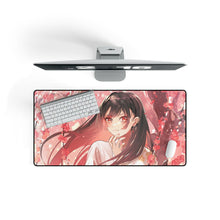 Load image into Gallery viewer, Anime Girl Mouse Pad (Desk Mat) On Desk
