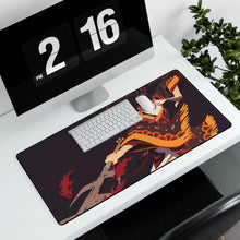 Load image into Gallery viewer, Kagura Dance from Demon Slayer: Kimetsu no Yaiba Mouse Pad (Desk Mat) With Laptop

