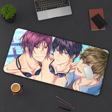 Load image into Gallery viewer, Free! Rin Matsuoka, Makoto Tachibana, Haruka Nanase Mouse Pad (Desk Mat) On Desk
