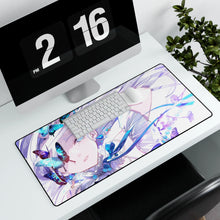 Load image into Gallery viewer, Anime Girl Mouse Pad (Desk Mat) With Laptop
