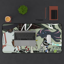 Load image into Gallery viewer, Panty &amp; Stocking with Garterbelt Stocking Anarchy, Panty Anarchy, Chuck, Garterbelt, Panty Stocking With Garterbelt Mouse Pad (Desk Mat) With Laptop
