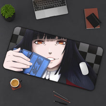 Load image into Gallery viewer, Kakegurui Yumeko Jabami Mouse Pad (Desk Mat) On Desk
