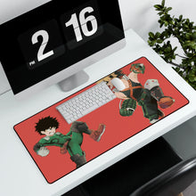 Load image into Gallery viewer, My Hero Academia Izuku Midoriya, Katsuki Bakugou Mouse Pad (Desk Mat) With Laptop
