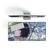 Load image into Gallery viewer, Anime, Girl, Student, Raining, Umbrella, Mouse Pad (Desk Mat)
