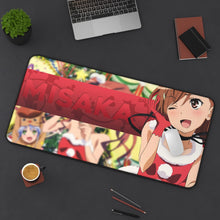 Load image into Gallery viewer, A Certain Scientific Railgun Mouse Pad (Desk Mat) On Desk
