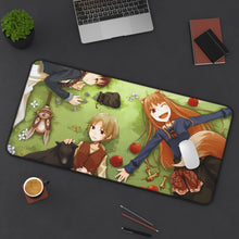 Load image into Gallery viewer, Spice And Wolf Mouse Pad (Desk Mat) On Desk
