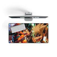 Load image into Gallery viewer, My Hero Academia Izuku Midoriya, Katsuki Bakugou Mouse Pad (Desk Mat) On Desk
