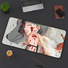 Load image into Gallery viewer, Princess Mononoke Mouse Pad (Desk Mat) On Desk

