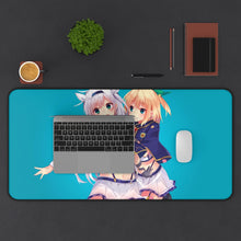 Load image into Gallery viewer, Rokudenashi Majutsu Koushi To Akashic Records Sistine Fibel, Rumia Tingel Mouse Pad (Desk Mat) With Laptop
