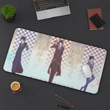 Load image into Gallery viewer, Durarara!! Izaya Orihara, Anri Sonohara Mouse Pad (Desk Mat) On Desk
