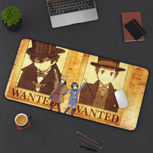 Load image into Gallery viewer, Wanted Posters Mouse Pad (Desk Mat) On Desk
