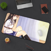 Load image into Gallery viewer, Saekano: How To Raise A Boring Girlfriend Mouse Pad (Desk Mat) On Desk
