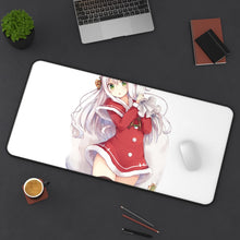 Load image into Gallery viewer, Anime Christmas Mouse Pad (Desk Mat) On Desk
