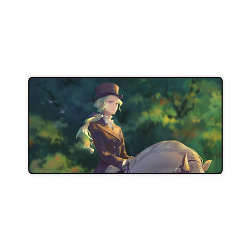 Little Witch Academia Diana Cavendish, Blotters, Computer Desk Mat, Computer Keyboard Pad, Horse Mouse Pad (Desk Mat)