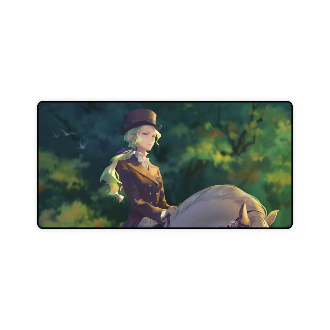 Little Witch Academia Diana Cavendish, Blotters, Computer Desk Mat, Computer Keyboard Pad, Horse Mouse Pad (Desk Mat)
