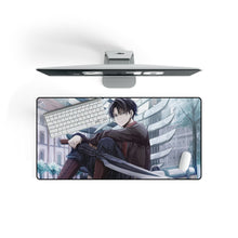 Load image into Gallery viewer, Anime Attack On Titan Mouse Pad (Desk Mat) On Desk
