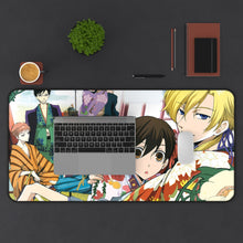 Load image into Gallery viewer, Anime Ouran High School Host Club Mouse Pad (Desk Mat) With Laptop
