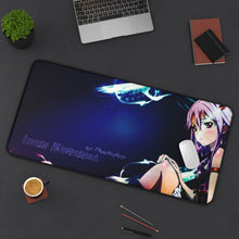 Load image into Gallery viewer, Guilty Crown Inori Yuzuriha Mouse Pad (Desk Mat) On Desk
