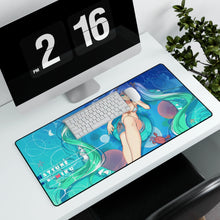 Load image into Gallery viewer, Hatsune Miku Mouse Pad (Desk Mat) With Laptop
