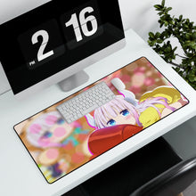 Load image into Gallery viewer, Kanna Kamui kobayashi-san chi no maid dragon Mouse Pad (Desk Mat) With Laptop

