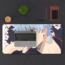 Load image into Gallery viewer, Gintama Gintoki Sakata Mouse Pad (Desk Mat) With Laptop
