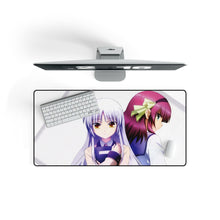 Load image into Gallery viewer, Angel Beats! Kanade Tachibana, Yuri Nakamura Mouse Pad (Desk Mat) On Desk
