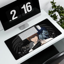 Load image into Gallery viewer, Death Note Light Yagami, Ryuk Mouse Pad (Desk Mat) With Laptop
