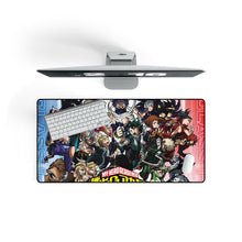 Load image into Gallery viewer, My Hero Academia Izuku Midoriya, Katsuki Bakugou, Ochako Uraraka, Tsuyu Asui Mouse Pad (Desk Mat) On Desk
